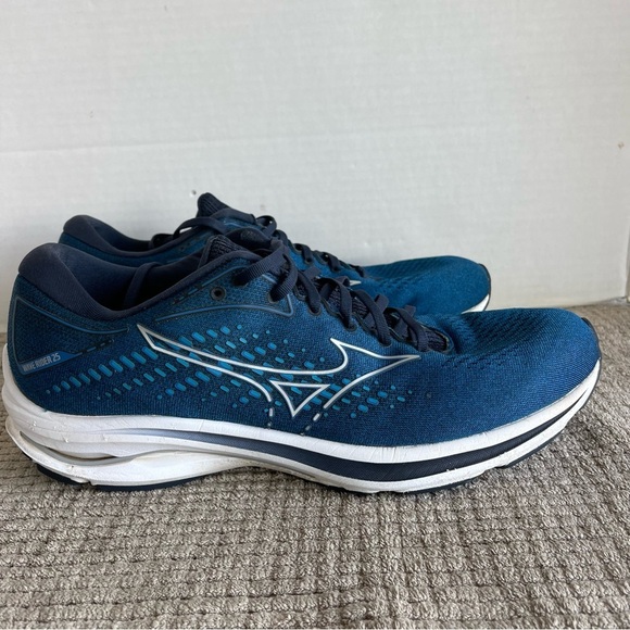 Mizuno Waverider 25 (Men's) Imperial Blue Size 12 - Picture 12 of 13